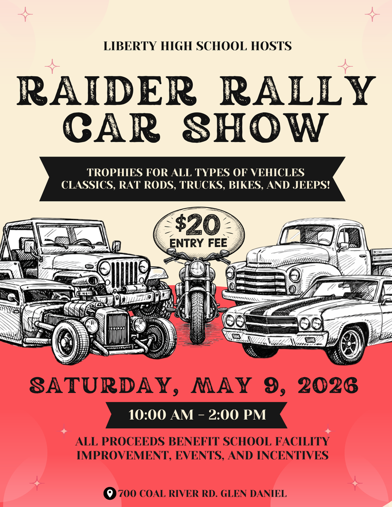 Car show flyer for May 9th