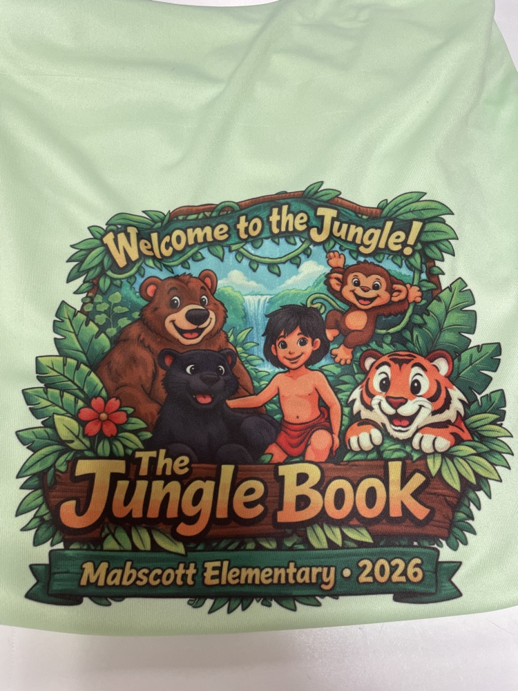 jungle book tshirt green with a boy and jungle animals