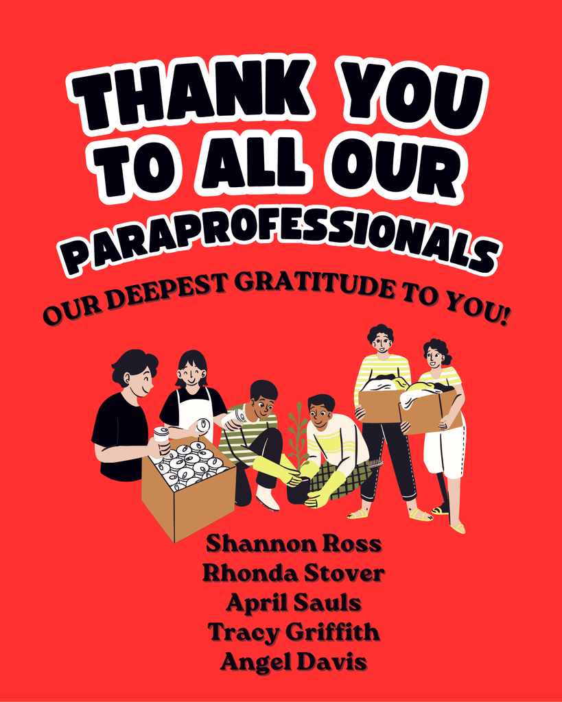 Thank you to our paraprofessionals!