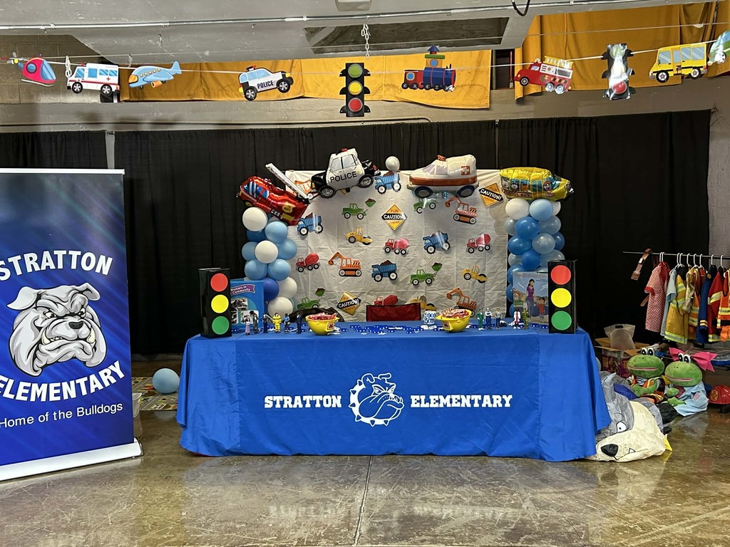 Stratton Elementary School set up at the Pre-K Expo
