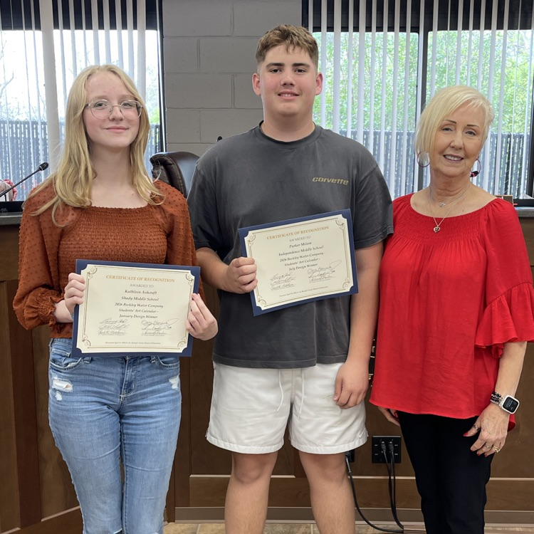 Beckley Water Company Calendar Winners