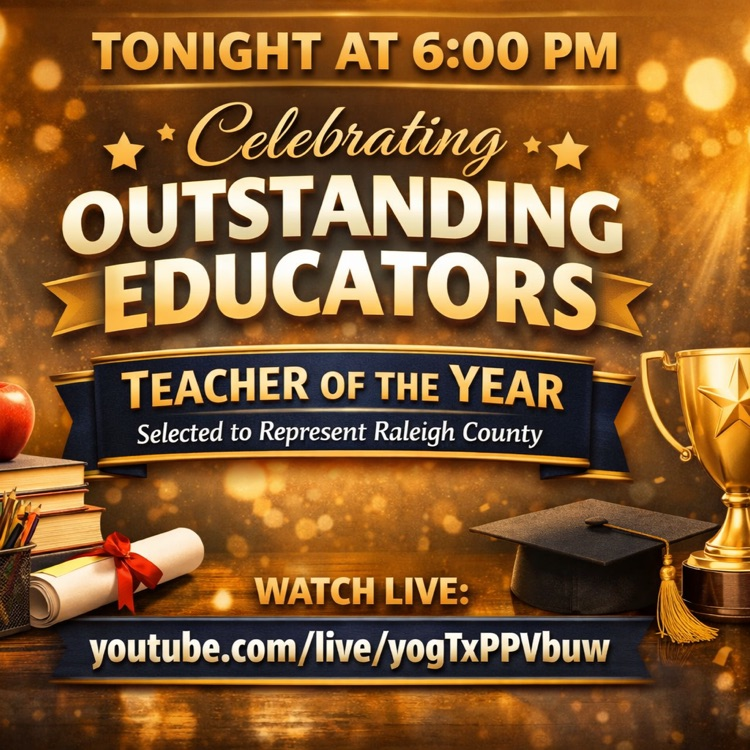 Decorative flyer of Teacher of the Year recognition ceremony. 