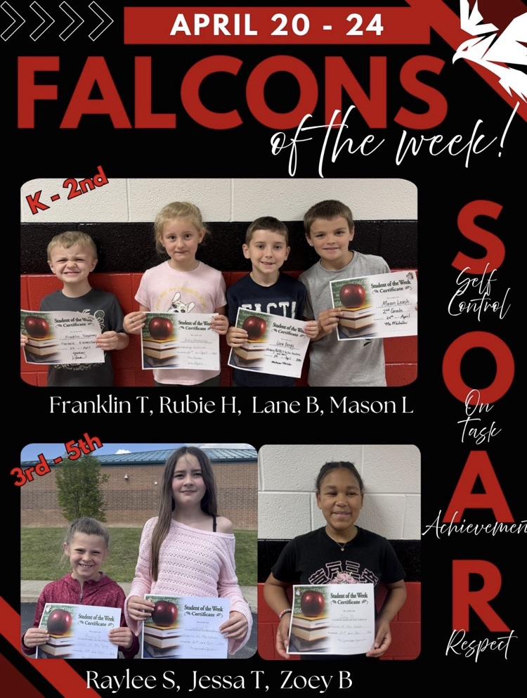 April 24 students of the week
