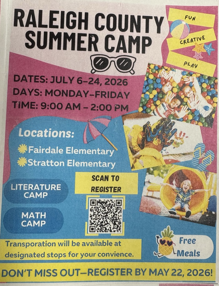 registration information for summer literature and math camp