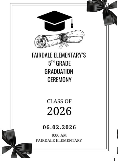 fifth grade graduation info