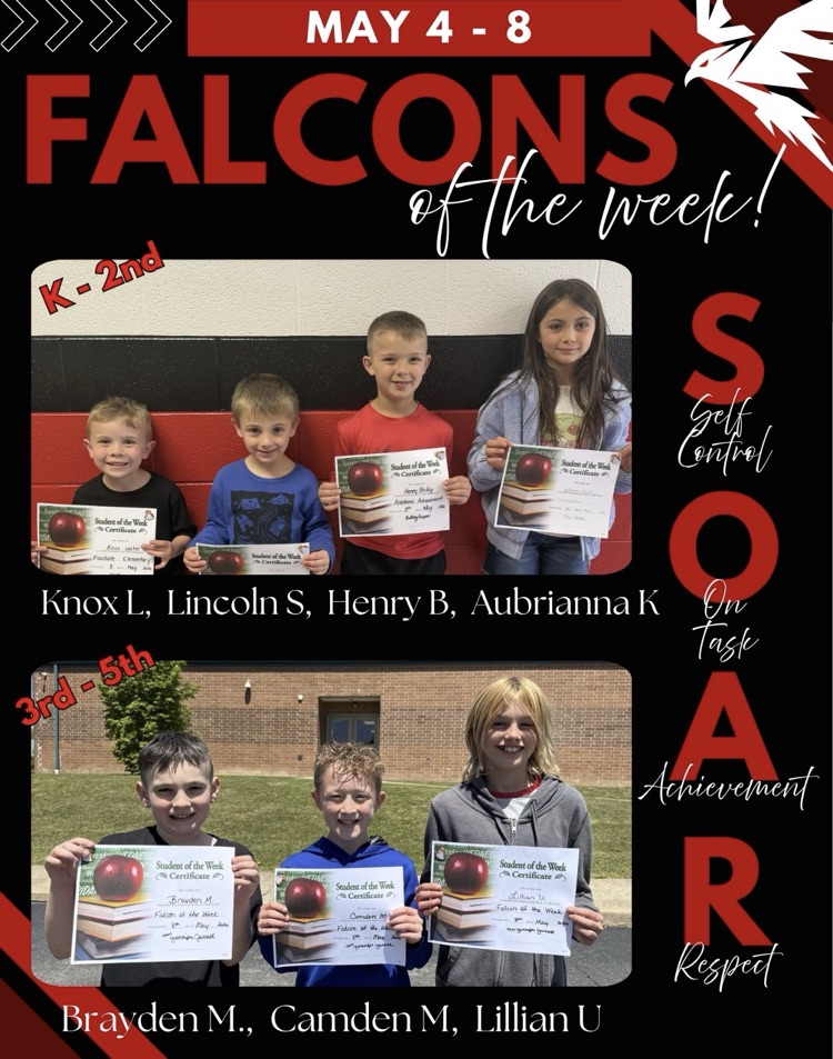 may 4-8 students of the week