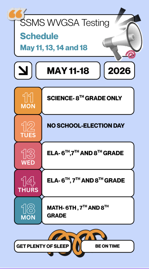 WVGSA testing schedule
