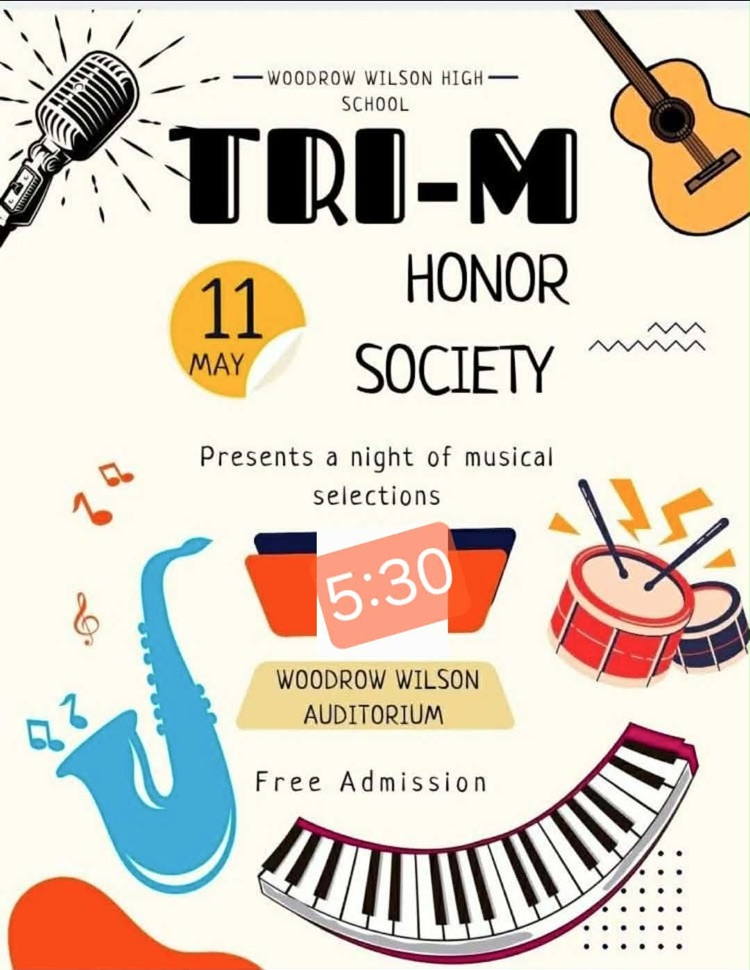 New Time for this evenings concert 5:30 p.m.