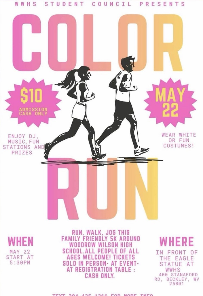 Student Council Color Run 