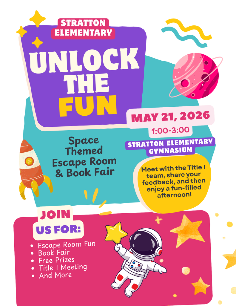 Unlock the Flyer, Space Themed Escape Room and Book Fair Flyer