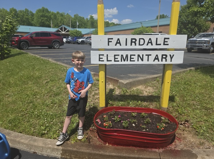 planting flowers at school
