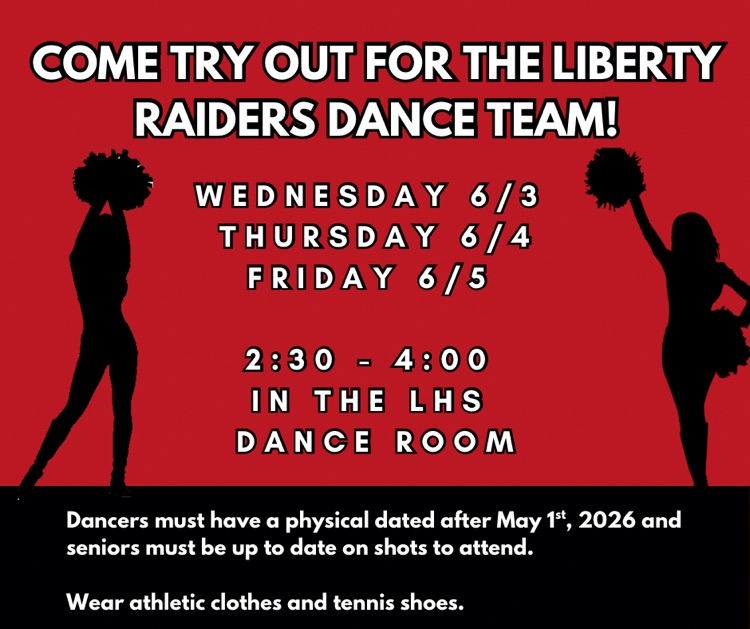 come try out for dance