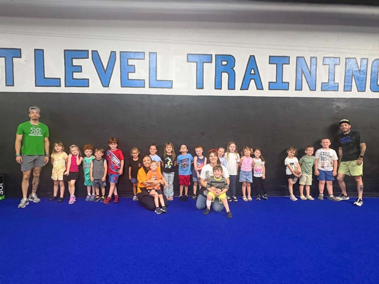 PreK students and staff posing at Next Level Training Center in Sophia.