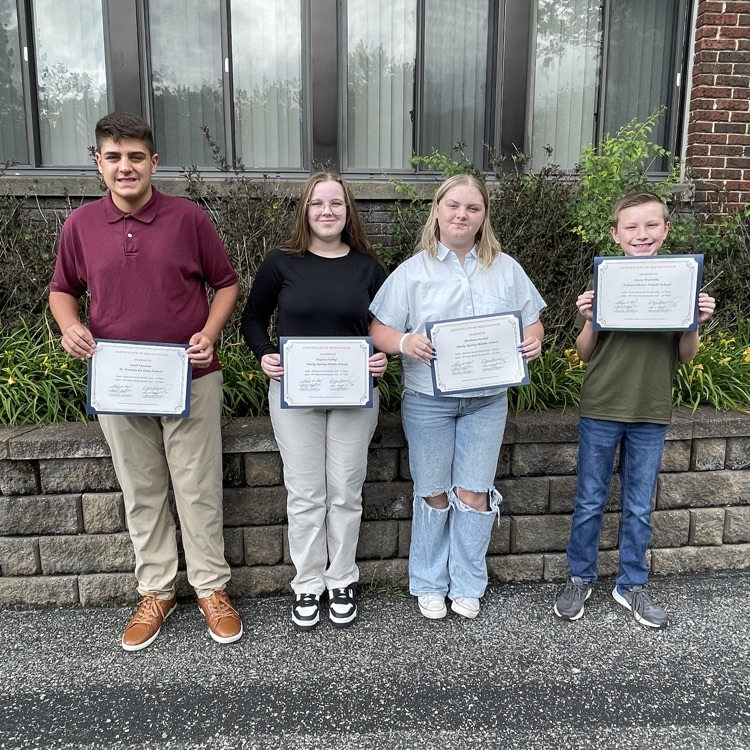 Social Studies Fair Winners Group 1 Pictures