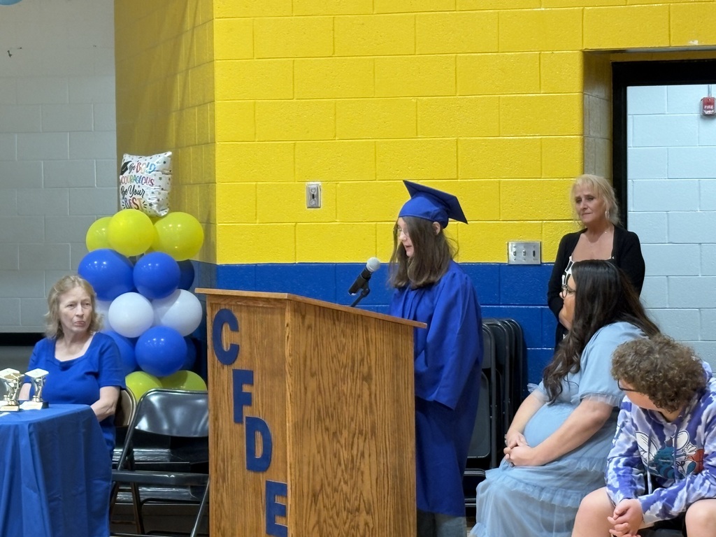 Elayna Giving a Speech. 