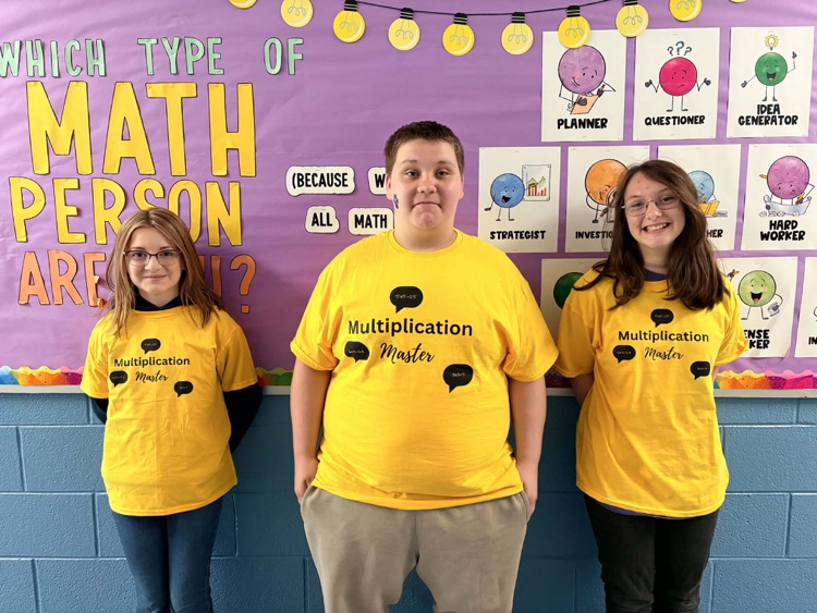 5th grade students who are multiplication masters.