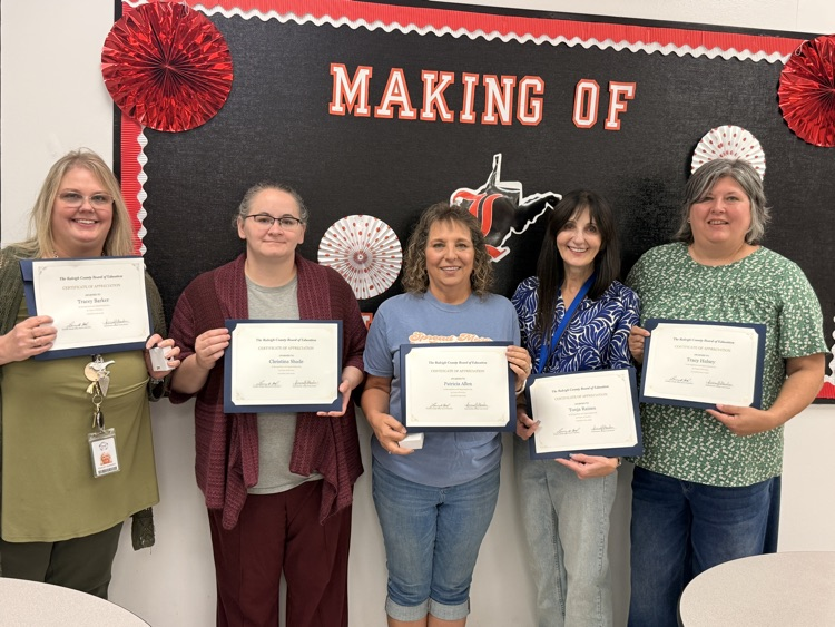 years of service recipients