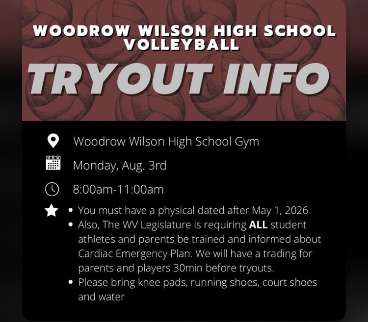 Volleyball Tryout Information