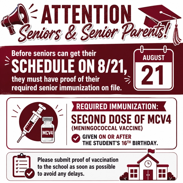Senior Shot Information