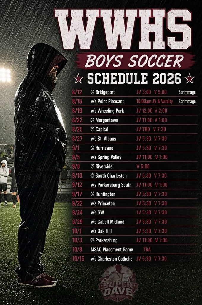 Boys Soccer Schedule 2026