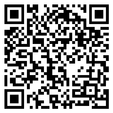 Black and white squares form a QR code on a white background.