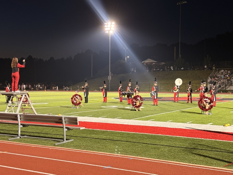 band students  on field 