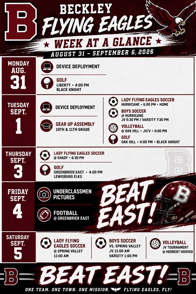 A Week at a Glance