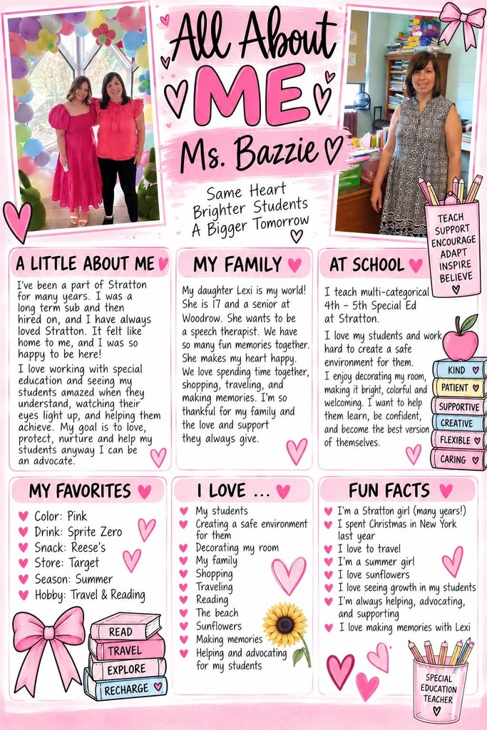 About Me - Ms. Bazzie