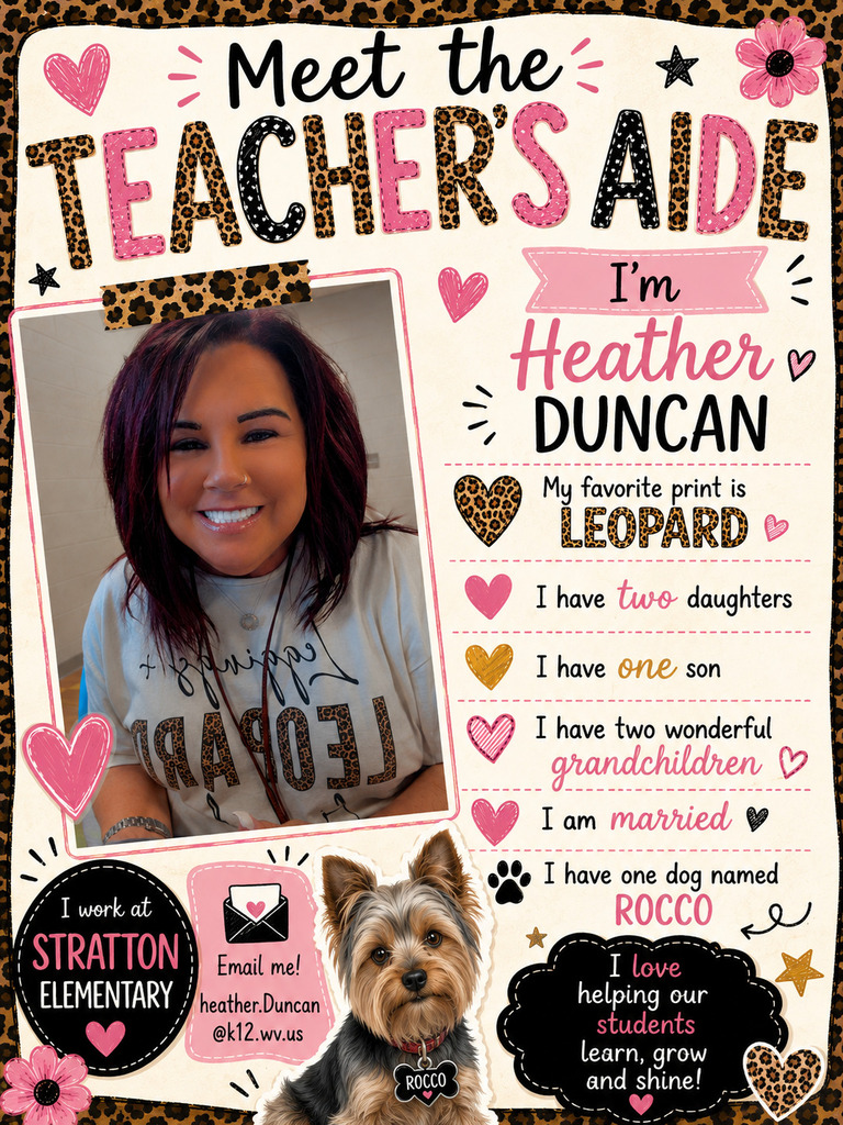 About Me - Ms. Duncan