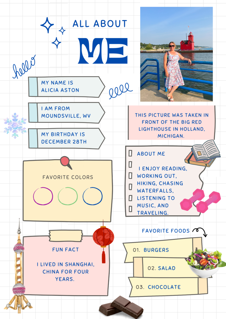 About Me - Ms. Aston