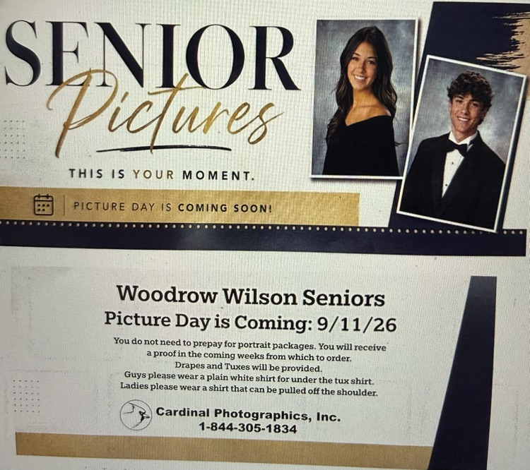 Senior Pictures Tomorrow