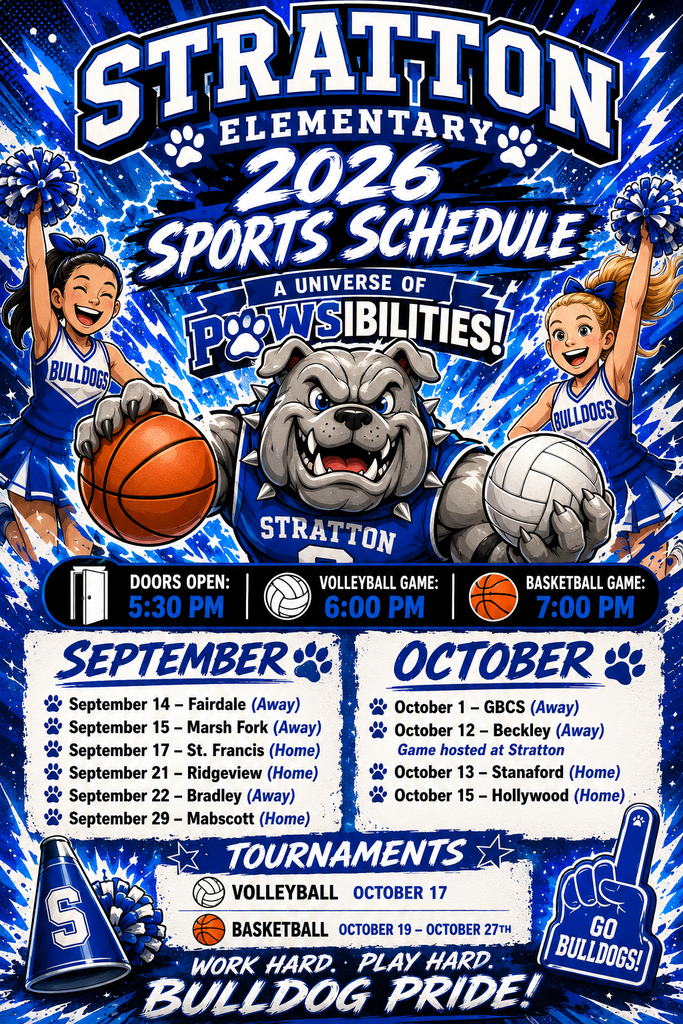Stratton Elementary School Sports Schedule 2026