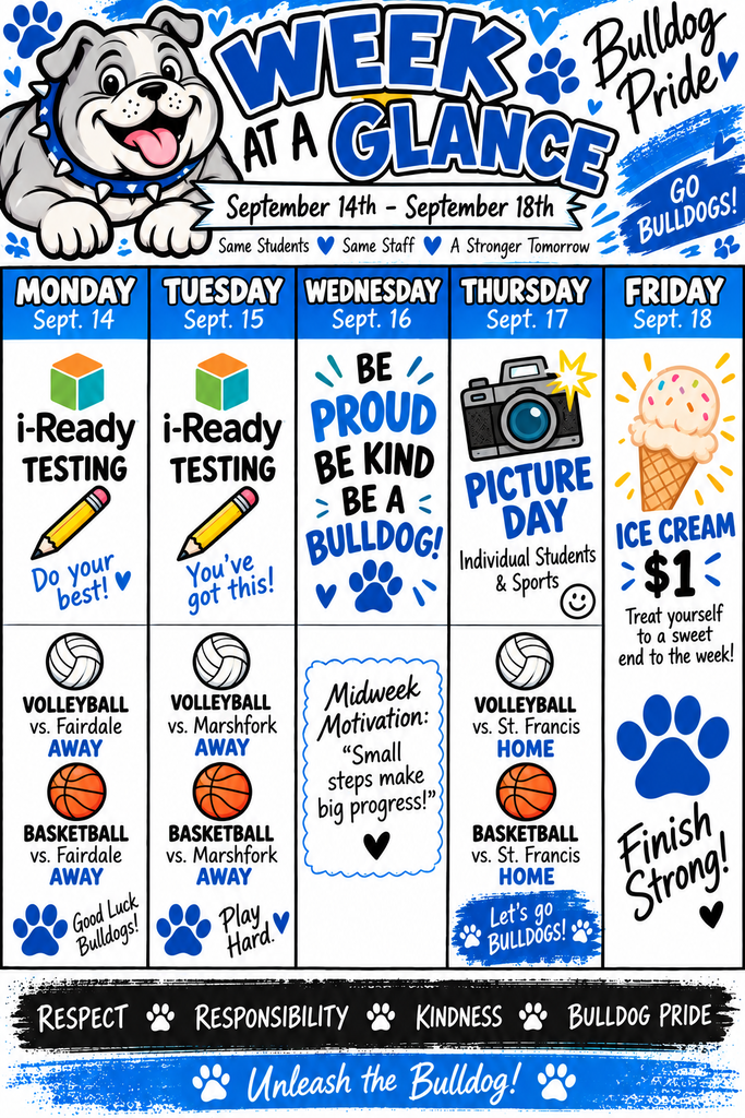 Week at a Glance - Sept. 14th-18th