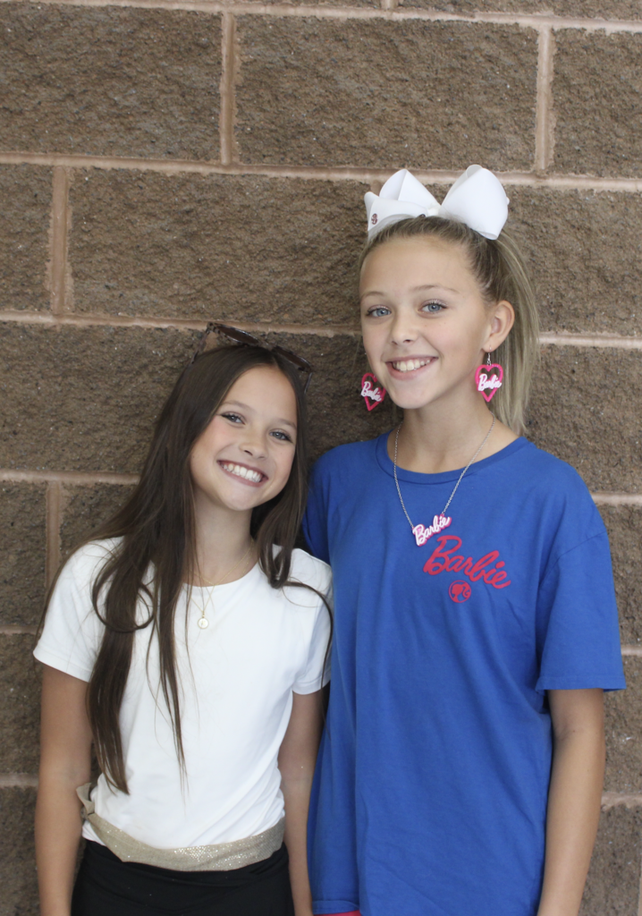 2026-2027 Trap Hill Homecoming  Attendants   Sixth Grade  are Reina Yee and Laken Webb