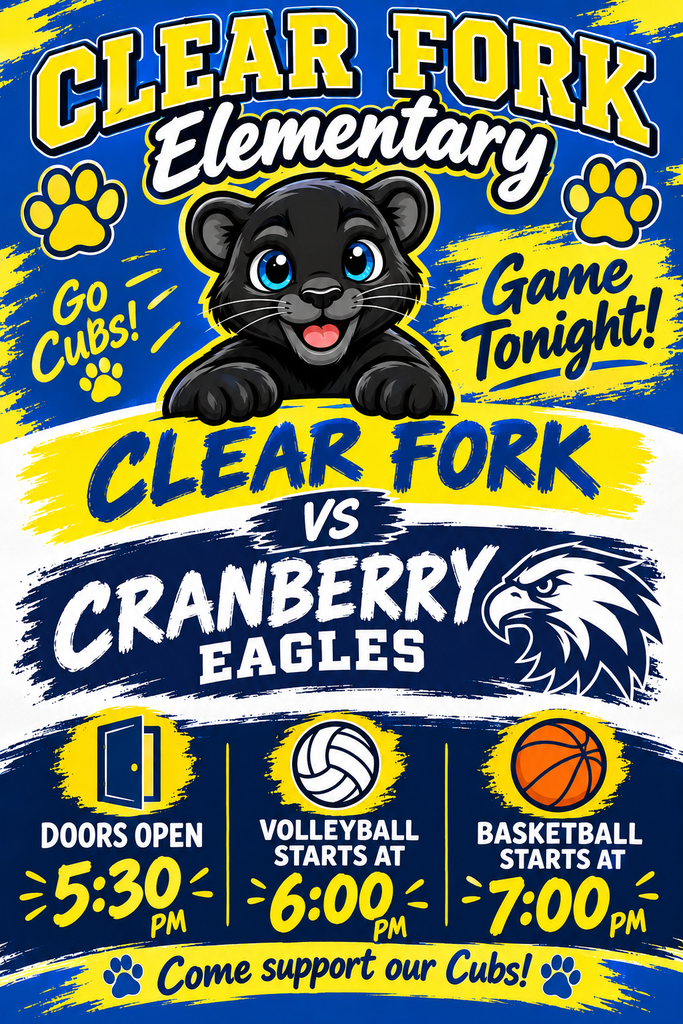 game at Clear Fork tonight starts at 6