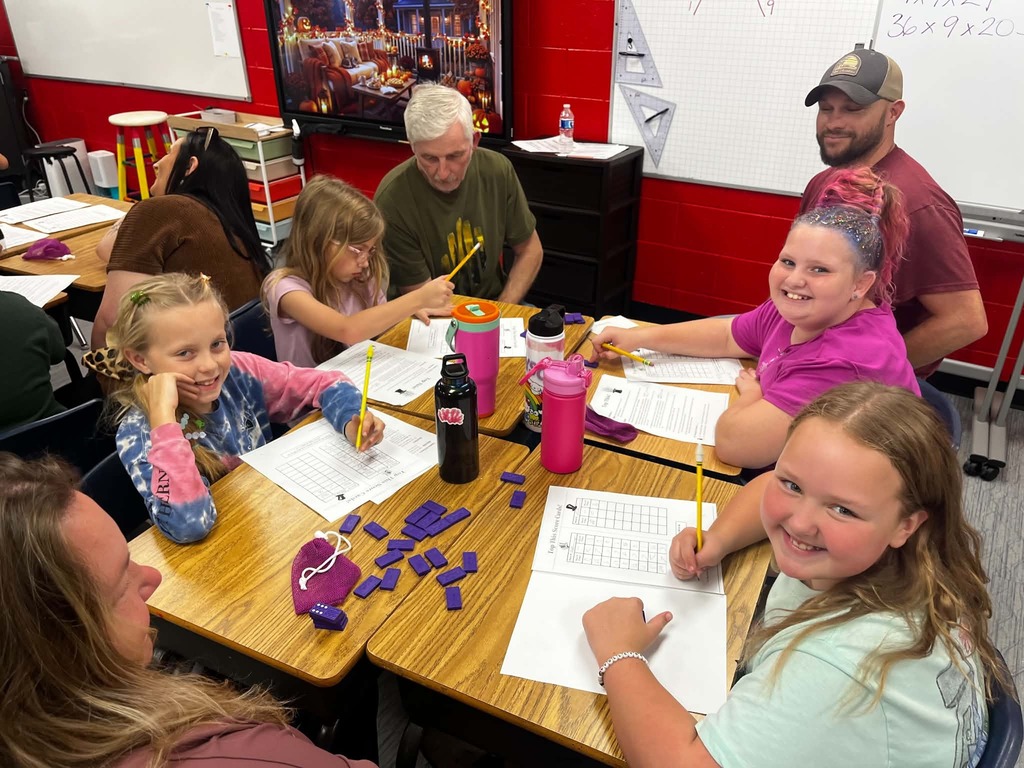 Students and Parents Learning Fun ways to Learn Math. 