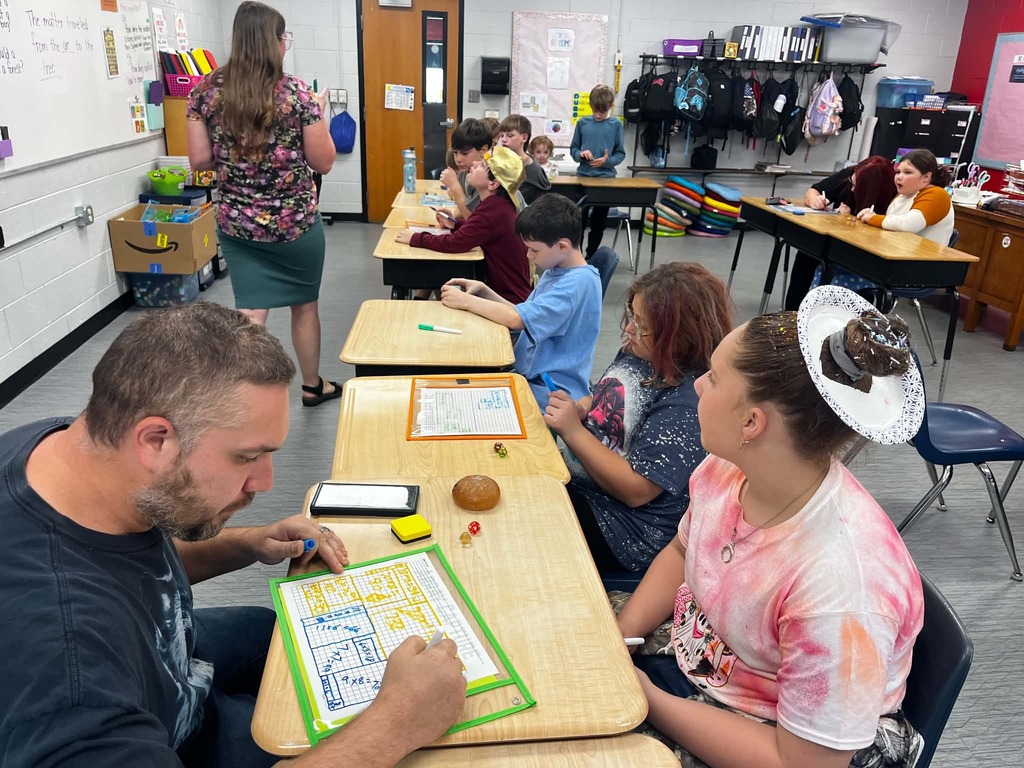 Students and Parents Learning Fun ways to Learn Math. 