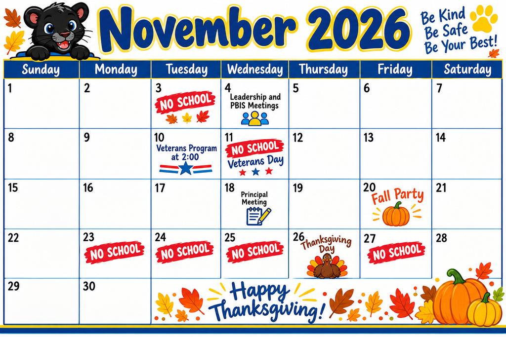 November Calendar
