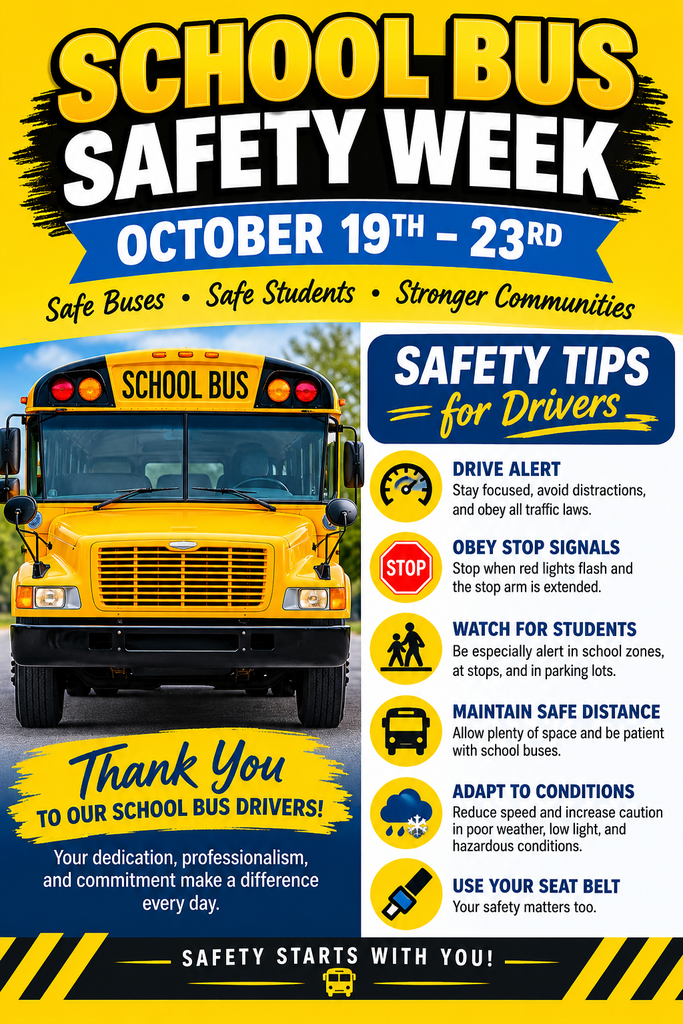 School Bus Safety Week October 19-23