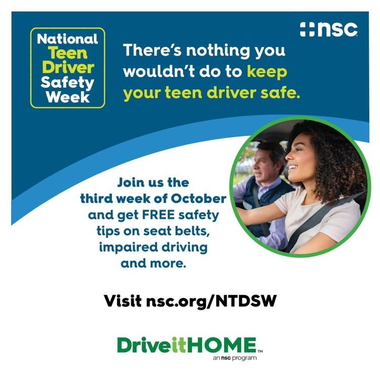 National Teen Driver Safety Week 