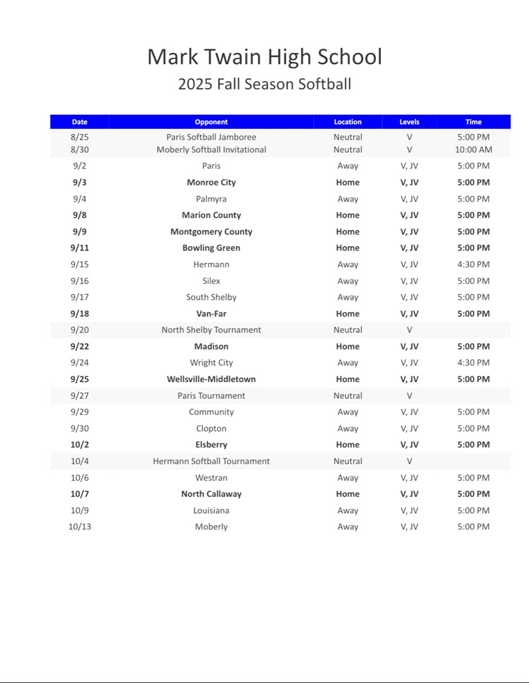 softball