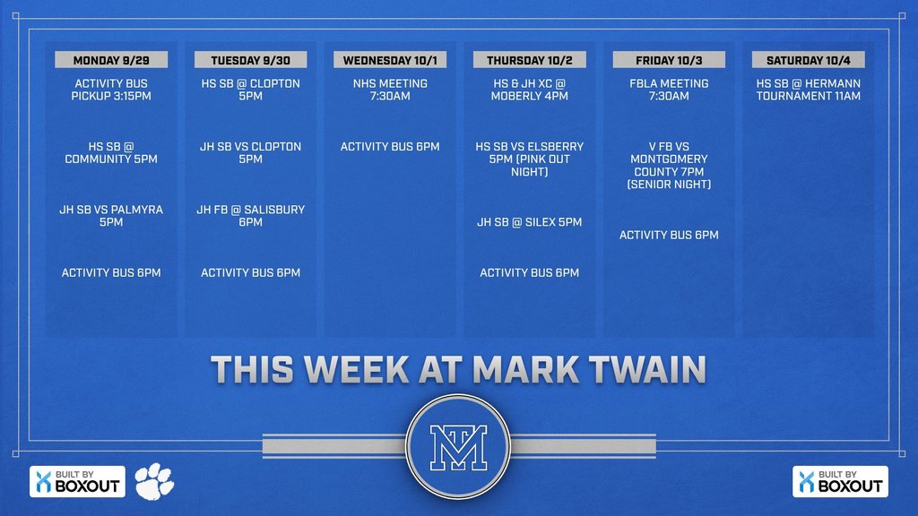 this week at mt