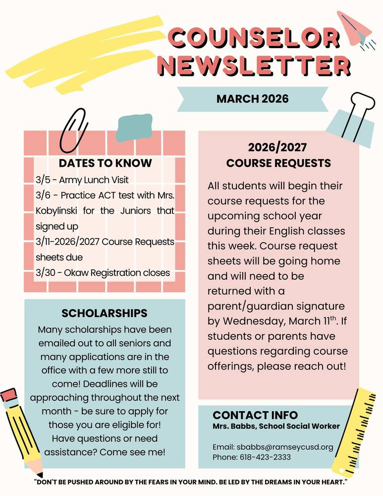 Counselor Newsletter