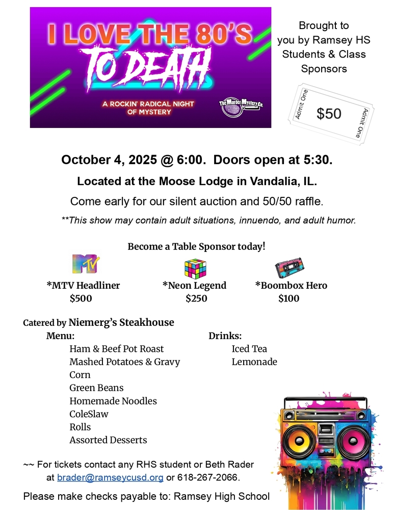 RHS Fundraiser