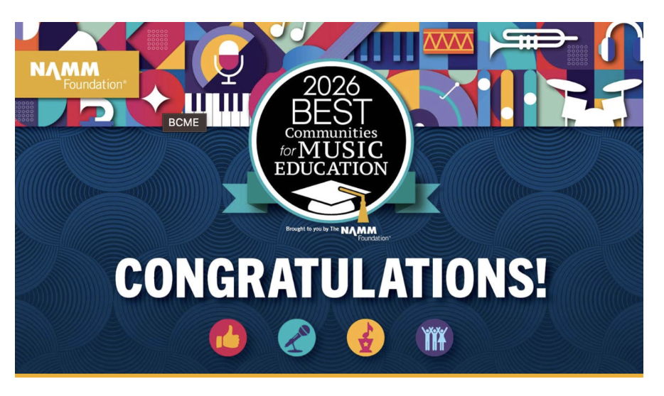 Best Communities for Music Education Award