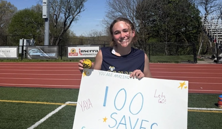 D'Antonio marks 100 saves in goal.