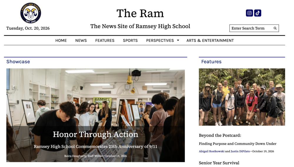 The Ram home page