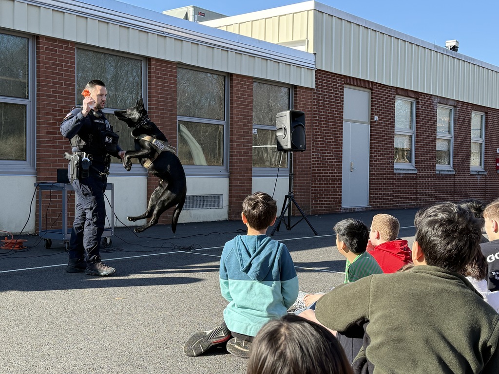 K-9 Police Unit Visit