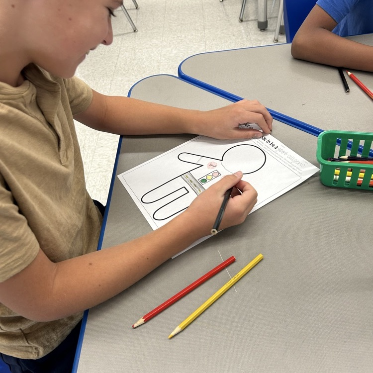 student working 