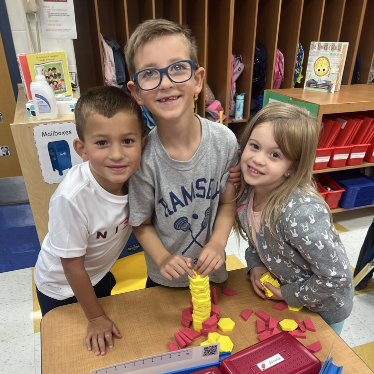 Kindergarteners at Tisdale are exploring math through manipulatives and hands on learning!